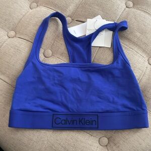 Calvin Klein Blue Sports Bra